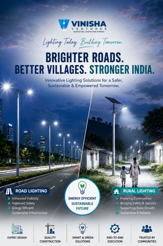 Edison Amp Technologies, Bangalore & Vinisha Ventures - Rural Street Lighting Poster